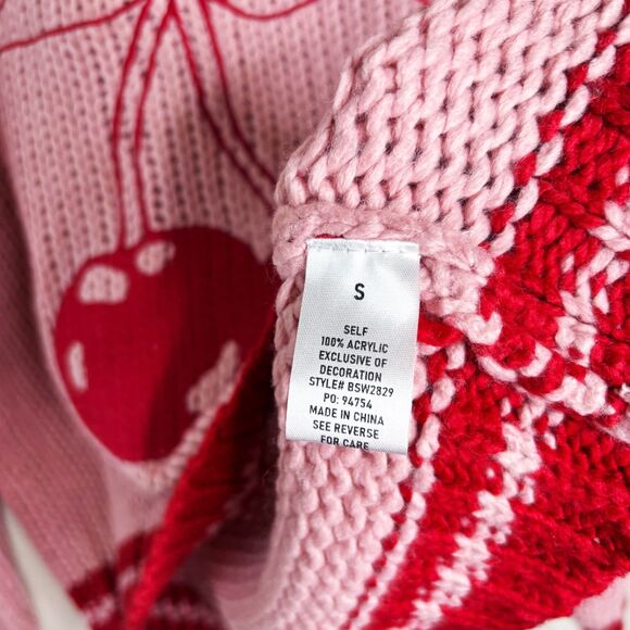 Altar'd State Cherry Knit Sweater - Picture 3 of 6